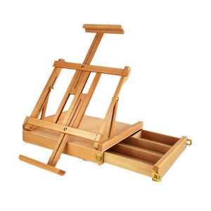 Wooden Table Easel with Drawers HH-ES021