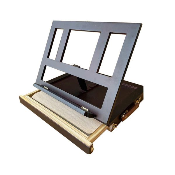 Adjustable Wood Desk Table Easel with Storage Drawer - No.HH-ES023 - Image 6