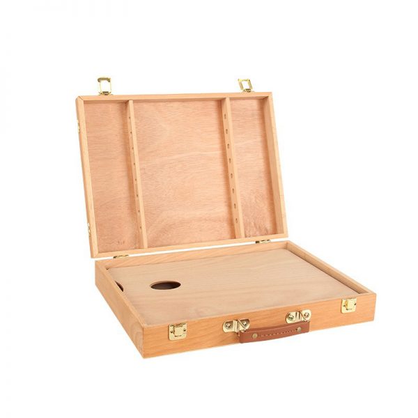 Portable Table Top Easel Box With Storage - No.HH-EBX008