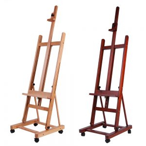 KINGART® Wooden Tabletop Display Stand A-Frame Easel