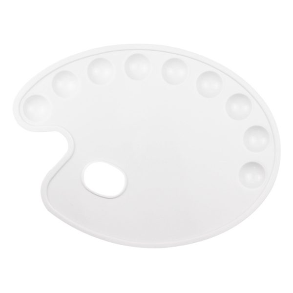 Oval Plastic Palette - No.HH-TSP009K