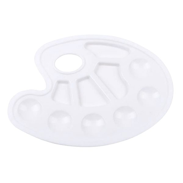 Oval Plastic Palette - No.HH-TSP005D