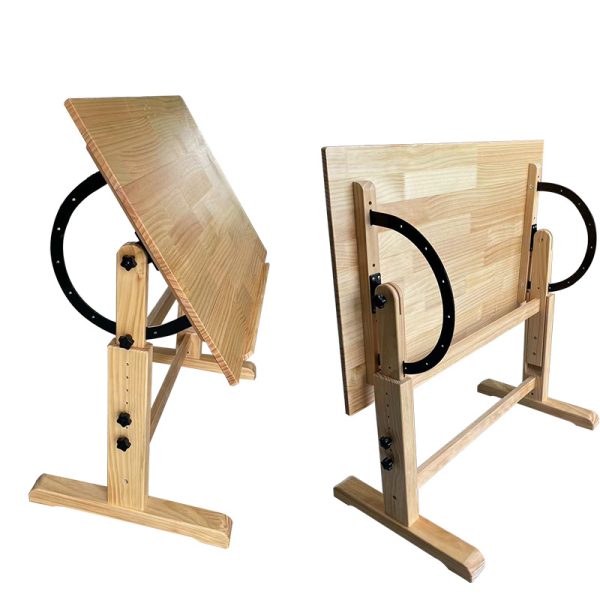 Wood Adjustable Drafting Table - No.HH-WST019 - Image 2